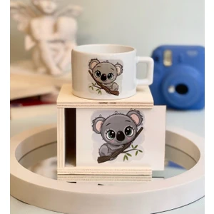 Sevimli Koala Tasarımlı Kutulu Kupa