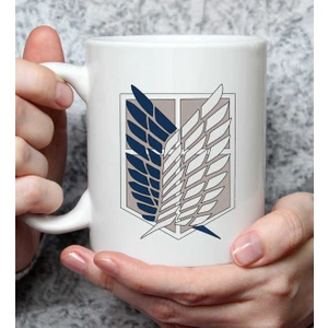 Attack On Titan Logo Tasarımlı Kupa Bardak
