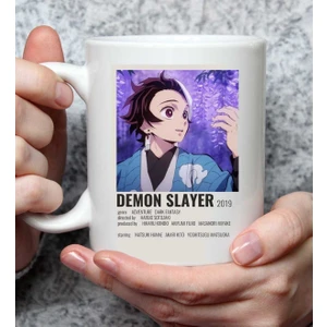 Demon Slayer Tasarımlı Kupa Bardak