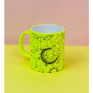 Tarot Ay Ve Güneş Tasarımlı Neon Kupa Bardak