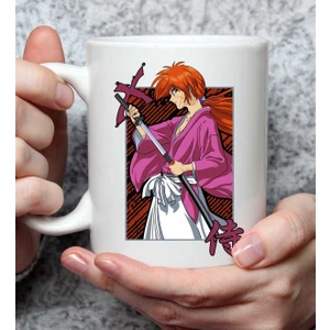 Samurai x Anime Tasarımlı Kupa Bardak