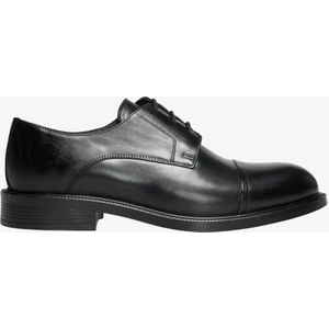 Altınyıldız Classics Klasik Erkek Ayakkabı %100 Deri Siyah Renk Kısa Topuklu Model