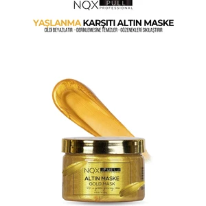 NQX Pull Cosmetic Altın Maske Gold Soyulabilen Collagen B5 Vitamin Gençlik Maskesi 150 ml