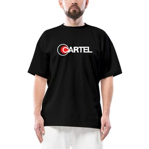Cartel Oversize Siyah Tişört