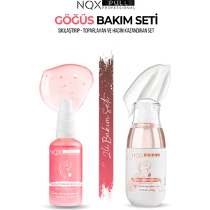NQX Pull Cosmetic Gögüs Büyütmeye % Dikleştirmeye A.f.r.o.d.i.z.y.a.k. Seanslı Yardımcı Bakım 2li Özel Seti