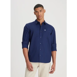 Regular Fit Lacivert Erkek Gömlek L241274410 Uzun Kollu Gömlek