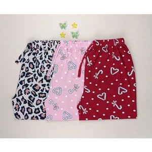 Mevsimlik Battal Boy 3'lü Kadın Pijama