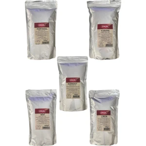 Toz Içecek Seti Oralet Çay Sıcak Soğuk Karışık Paket 5x1 Kg.