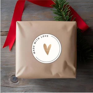 Thank You Sticker Teşekkürler Etiketi Kargo Ambalaj Paketleme 3,5 cm 105 Adet Kuşe Yapışkanlı Parlak