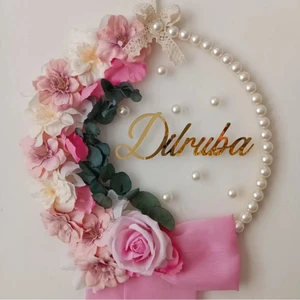 Moshi Design Melisa Bebek Odası Kapı Süsü Isimli