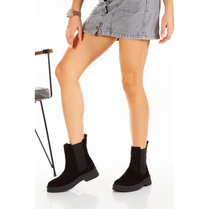 Kadın Süet Hakiki Deri Lastikli Chester Bot 5097