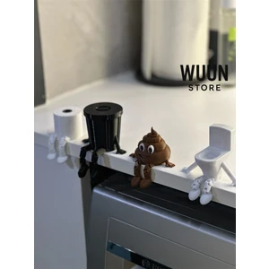 4'lü Banyo Süsü Dekoratif Figür Seti
