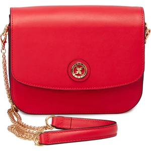 Kırmızı Hakiki Deri Kadın Çapraz Askılı Çanta - S24K1BC79933-S7U