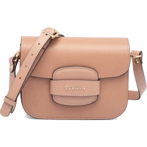 Pudra Hakiki Deri Kadın Çapraz Askılı Çanta - S24Y1BC79781-L4F