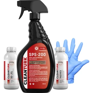 Cleanturk SPS-200 Şasi Numarası Pas Temizleme Kiti | Oto Şase Yazı Okutma ve Pas Temizleme Için Özel Çözüm