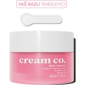 Cream Co. Yağ Bazlı Balm Yüz Makyaj Temizleyici |Nemlendirici | Hyaluronik Asit | 100 ML