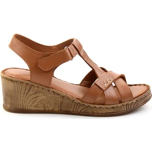 Bej Leather Kadın Sandalet K05552006003