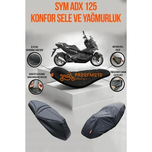 Proofmoto Sym Adx 125 Konfor Sele ve Yağmurluk Kılıf