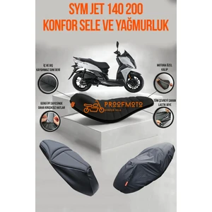 Proofmoto Sym Jet 14 Konfor Sele ve Yağmurluk Kılıf
