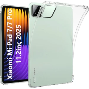 Xiaomi Mi Pad 7 / 7 Pro 11.2inç 2025 Kılıf Darbelere Dayanıklı Şeffaf Kapak