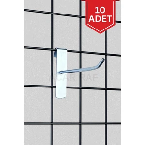 Acar Raf Tel Pano Kancası 10 Adet 15 cm Tel ve Stant Kancası