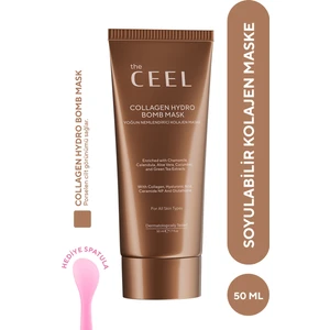 The Ceel Soyulabilen Kolajen Nem Maskesi Glutatyon ve Yeşil Çay Özlü 50  ml