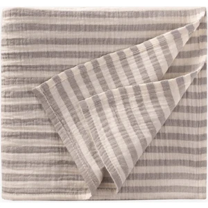 Naturel Battaniye 90X100CM Vizon Kalın Çizgili