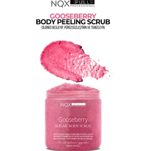 NQX Pull Cosmetic Body Peeling El ve Vücut Çilek & Hibiscus 250 ml