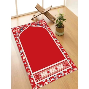 Diz Acıtmayan Yumuşak Süngerli Seccade ve Namazlık Kırmızı