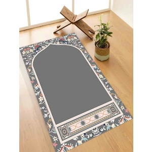 Diz Acıtmayan Yumuşak Süngerli Seccade ve Namazlık Gri