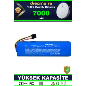 Vacuum Mop F9 Uyumlu Batarya 7000MAH Robot Süpürge Bataryası