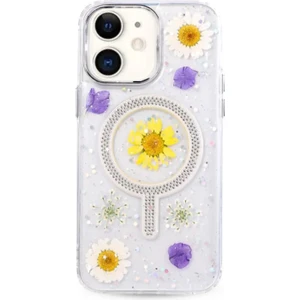 Apple iPhone 11 Uyumlu Flower Magsafe Kapak