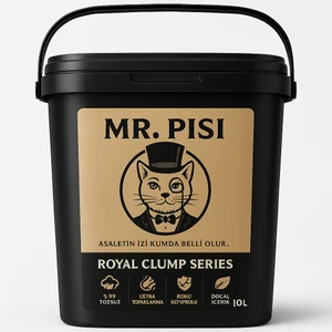 Mr. Pisi Royal Clump Serisi Kedi Kumu - 10L