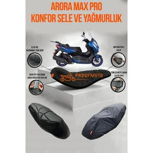 Proofmoto Arora Max Pro Konfor Sele ve Yağmurluk Kılıf