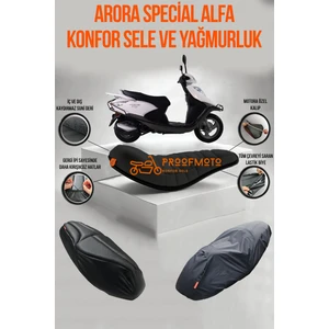 Proofmoto Arora Specıal Alfa Konfor Sele ve Yağmurluk Kılıf