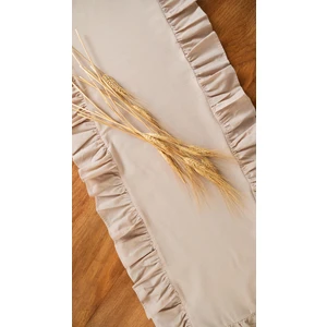 Rufle I Runner Naturel Fırfırlı Bej 40 x 110 cm