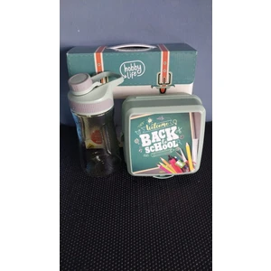 Hobby Life Okul Beslenme Seti Su Matarası ve Desenli Beslenme Kutusu