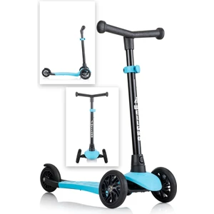 Wellgro Turbo 3 Tekerli Yükseklik Ayarlı Scooter, Mavi