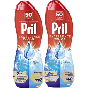 Excellence Duo Jel Bulaşık Makinesi Deterjanı 900 ml (50 Yıkama) Hijyen 2 Adet