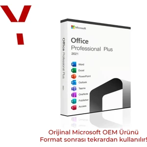 Office 2021 Dijital - Oem - Aktarılabilir - Microsoft Partner - Ücretsiz Destek