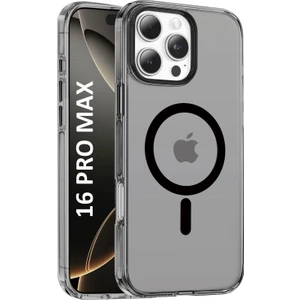 Apple iPhone 16 Pro Max(6.9") Kılıf Şeffaf Sararmaz Magsafe Sert Pc Premium Kapak