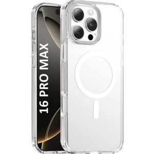 Apple iPhone 16 Pro Max(6.9") Kılıf Şeffaf Sararmaz Magsafe Sert Pc Premium Kapak