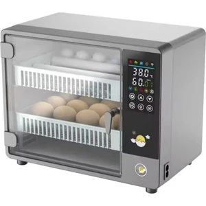 Küçük 24 Tavuk Yumurtası Kapasiteli Tam Otomatik Hobi Kabin Tip Kuluçka Makinesi