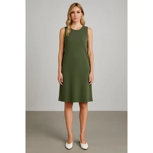 Modal Kumaş Rahat Kalıp Basic Günlük Elbise