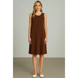 Modal Kumaş Rahat Kalıp Basic Günlük Elbise