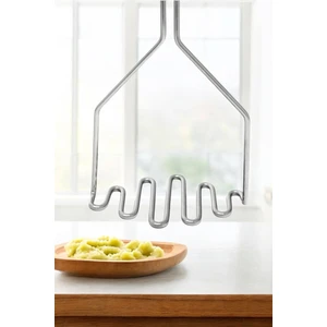 Lüks Paslanmaz Metal Patates Ezici 24 cm Patates Ezici Püre Yapıcı