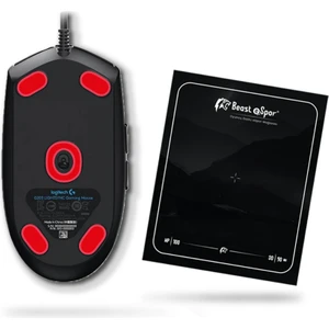 (Logi) G203 - G102 Mouse Skate (Red Edition) %100 Ptfe