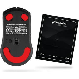 Steel Series Rival 3 Veya Rival 3 Wireless Uyumlu Mouse Skate ( Red Edition) %100 Ptfe