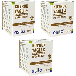 Kuyruk Yağı Masaj Kremi 210 ml x 3 Adet