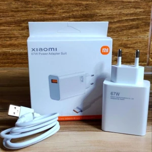 Xiaomi Redmi Note 9 Pro / 10 Pro / 11 Pro / 12 / 12 Pro / 13 / 13 Pro Uyumlu Turbo Hızlı Şarj Aleti 67WATT Set